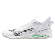 Mizuno Wave Mirage 5 (25) - Sisäpelikenkä (White/Black/Frozen Emerald)