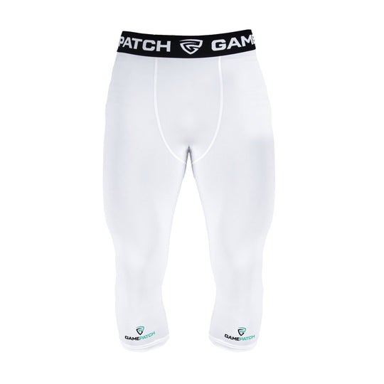 Gamepatch  3/4  Compression Tights (26) -  3/4 Kompressiohousut  - Valkoinen