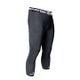 Gamepatch  3/4 Abrasion Resistant Tights (26) -  3/4 Kompressiohousut Vahvalla Polvikankaalla  - Musta